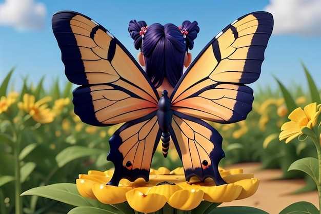 Привлекательные окраски притягивают бабочек